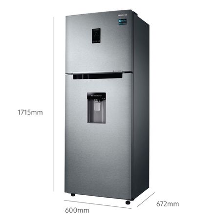 Heladera freezer superior No Frost inoxidable 318 litros