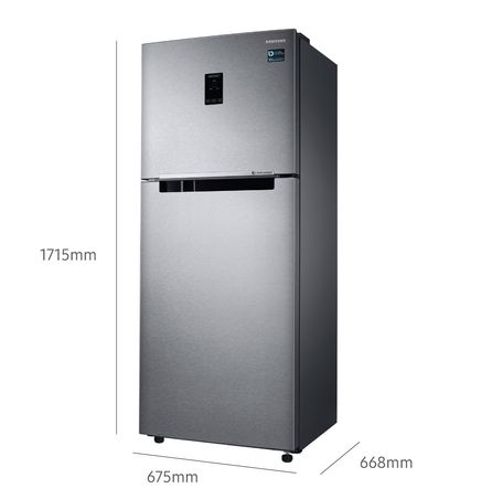 Heladera freezer superior No Frost inoxidable 362 litros