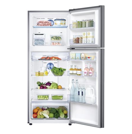 Heladera freezer superior No Frost inoxidable 362 litros