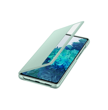 Smart Clear View Case S20 FE Verde
