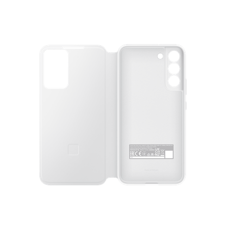 Smart Clear View Case (antimicrobial) S22+ Blanco