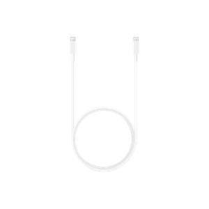 Cable de datos C to C  1.8m | Max 5A| 100W Blanco