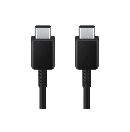 Cable de datos C to C 1.8m  | Max 3A| 60W Negro