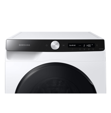 Lavasecarropas 9.5Kg con control IA y Ecobubble White