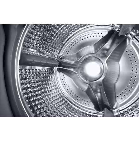 Lavasecarropas 9.5Kg con control IA y Ecobubble Inox