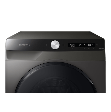 Lavasecarropas 9.5Kg con control IA y Ecobubble Inox
