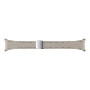 Correa de cuero ecológico con hebilla Slim (S/M) Etoupe