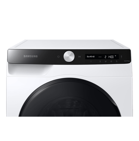 Lavasecarropas 9.5Kg con control IA y Ecobubble White