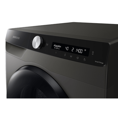 Lavasecarropas 9.5Kg con control IA y Ecobubble Inox