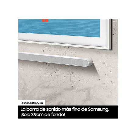 Barra de Sonido Ultra Slim S801B 3.1.2 con subwoofer