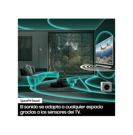 Barra de Sonido Ultra Slim S801B 3.1.2 con subwoofer