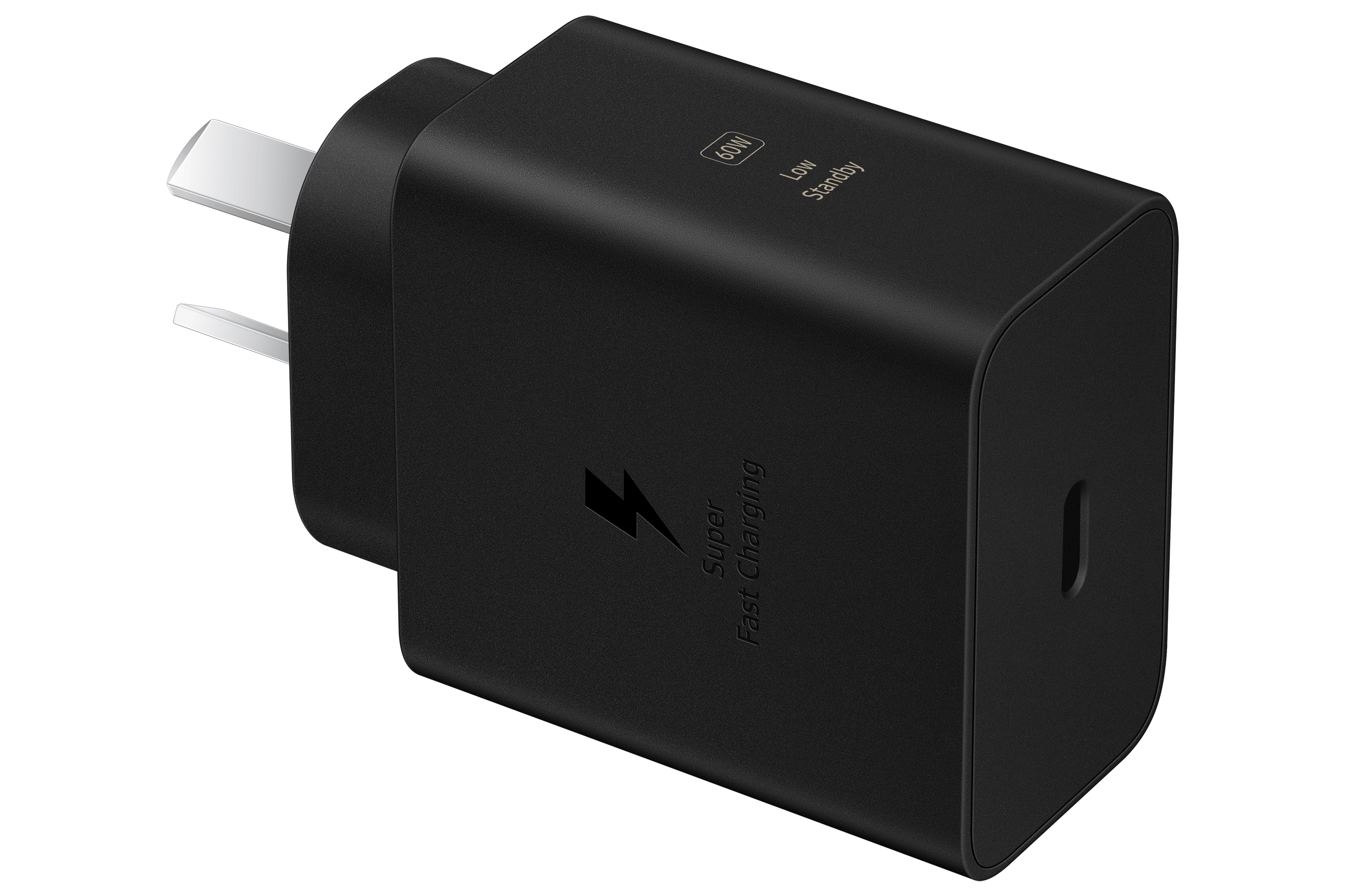 Adaptador Carga Super Rápida (60W) - Sin Cable Incluido Black Type-C